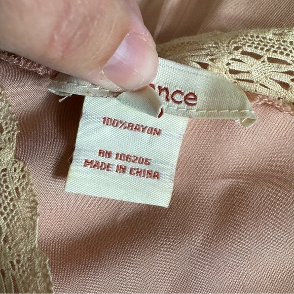 Sundance blouse pale pink xsmall eyelet lace button down Dressy peplum blouse - Picture 8 of 8